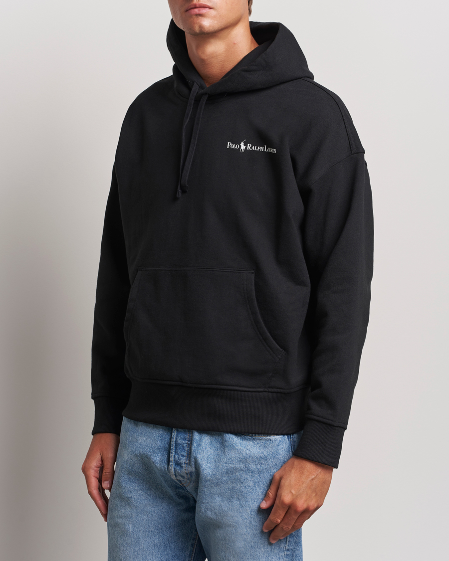 Men | Sweaters & Knitwear | Polo Ralph Lauren | Heavy Fleece Hoodie Polo Black
