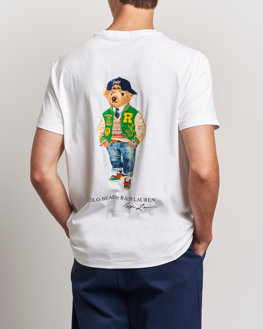 Polo Ralph Lauren Pocket Tee White Varsity Bear at CareOfCarl.com