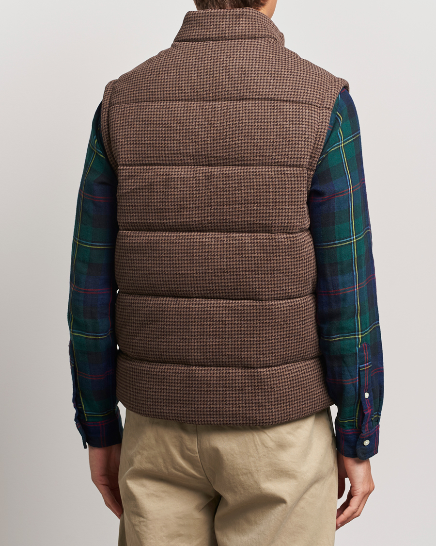 Men | Coats & Jackets | Polo Ralph Lauren | Quilted Vest Cedar Heather Dogtooth