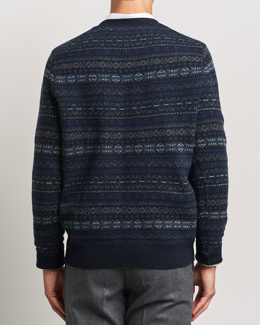 Men | Sweaters & Knitwear | Polo Ralph Lauren | Wool Fairisle Sweater Navy Combo