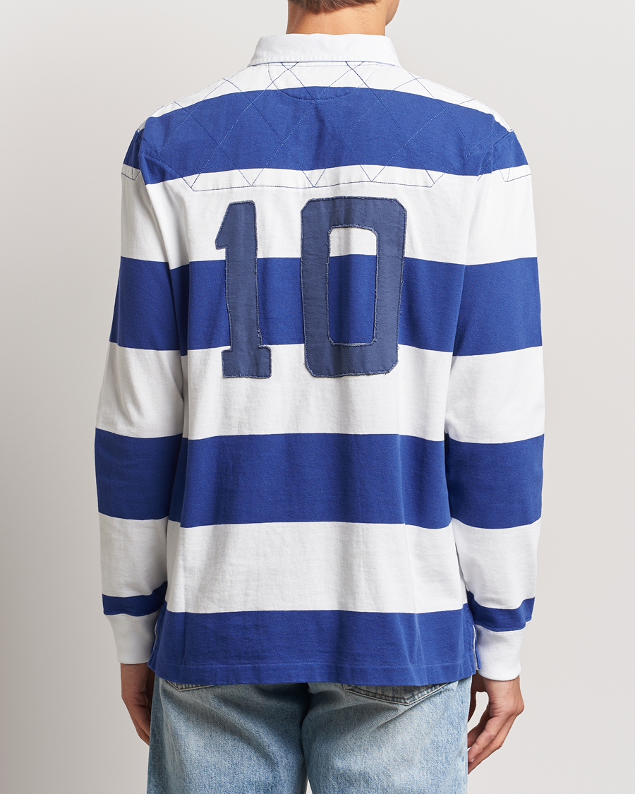 Men | Sweaters & Knitwear | Polo Ralph Lauren | Rugby Patch Deckwash White/Active Blue