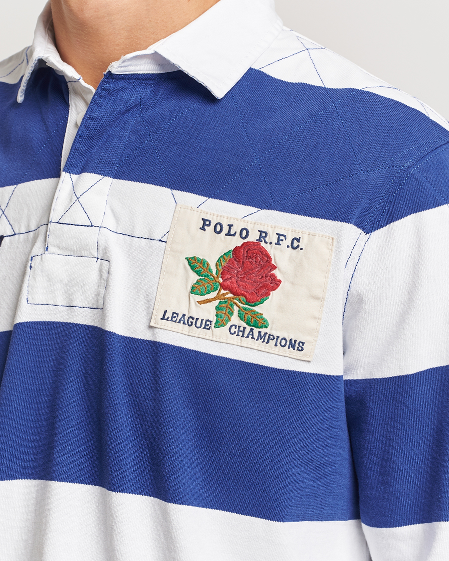 Men | Sweaters & Knitwear | Polo Ralph Lauren | Rugby Patch Deckwash White/Active Blue