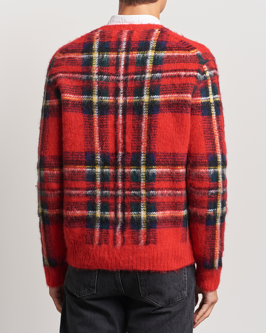 Men | Sweaters & Knitwear | Polo Ralph Lauren | Plaid Wool Sweater Red Combo