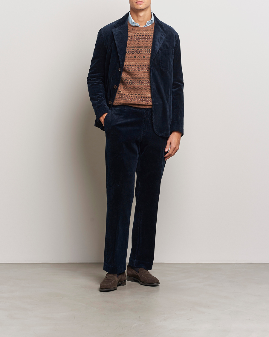 Men | Blazers | Polo Ralph Lauren | Corduroy Stretch Blazer Aviator Navy