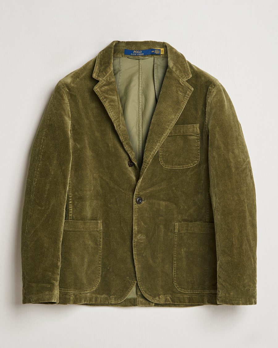 Men | Blazers | Polo Ralph Lauren | Corduroy Stretch Blazer Country Olive