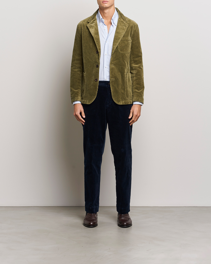 Men | Blazers | Polo Ralph Lauren | Corduroy Stretch Blazer Country Olive
