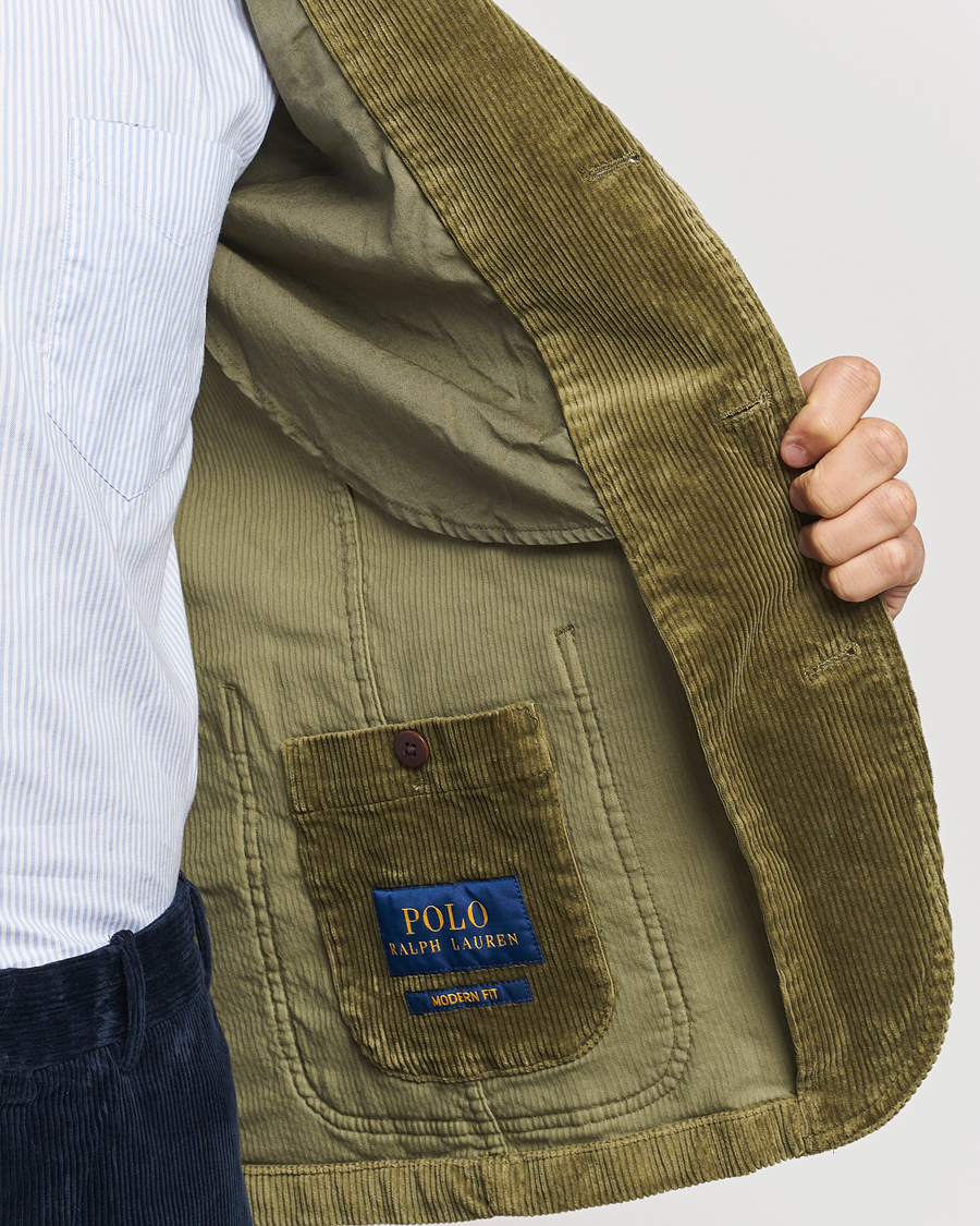 Polo Ralph Lauren Corduroy Stretch Blazer Country Olive at