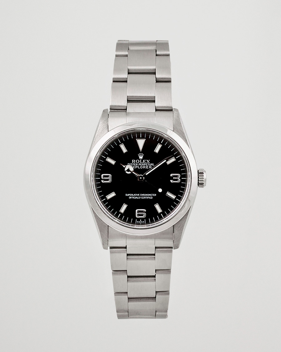 Men | Rolex Pre-Owned Explorer 14270 Silver | Rolex Pre-Owned | Explorer 14270 Silver