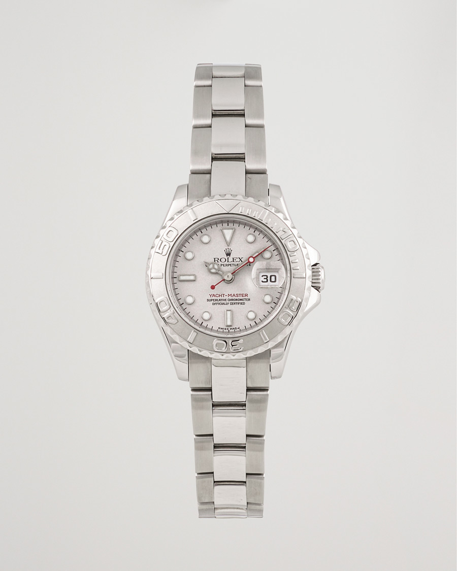Men | Rolex Pre-Owned Yachtmaster 169622 Silver | Rolex Pre-Owned | Yachtmaster 169622 Silver