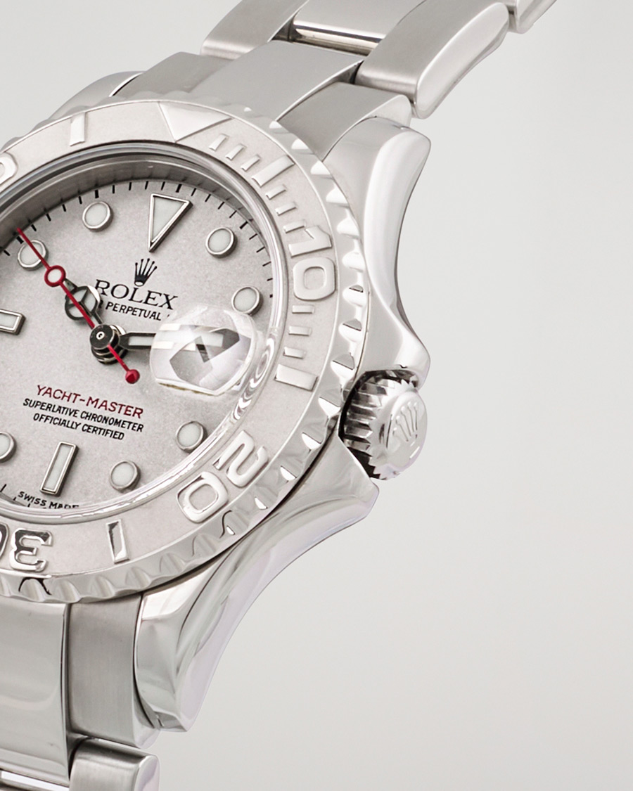 Men | Rolex Pre-Owned Yachtmaster 169622 Silver | Rolex Pre-Owned | Yachtmaster 169622 Silver