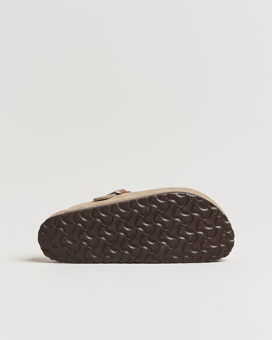 Men | Sandals & Slides | BIRKENSTOCK | Woman Boston Soft Footbed Taupe Suede