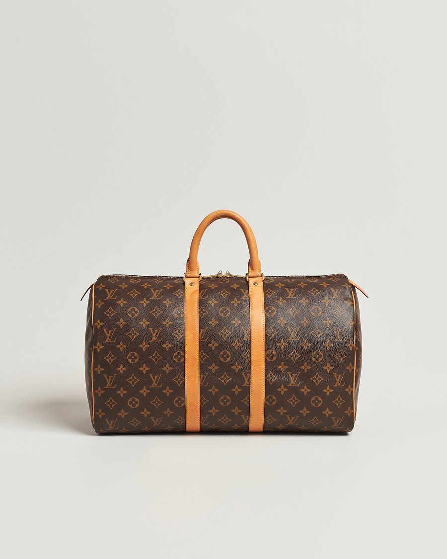 Men | Louis Vuitton Pre-Owned Keepall 45 Bag Monogram | Louis Vuitton Pre-Owned | Keepall 45 Bag Monogram
