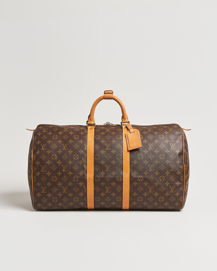 Men | Louis Vuitton Pre-Owned Keepall 55 Bag Monogram | Louis Vuitton Pre-Owned | Keepall 55 Bag Monogram