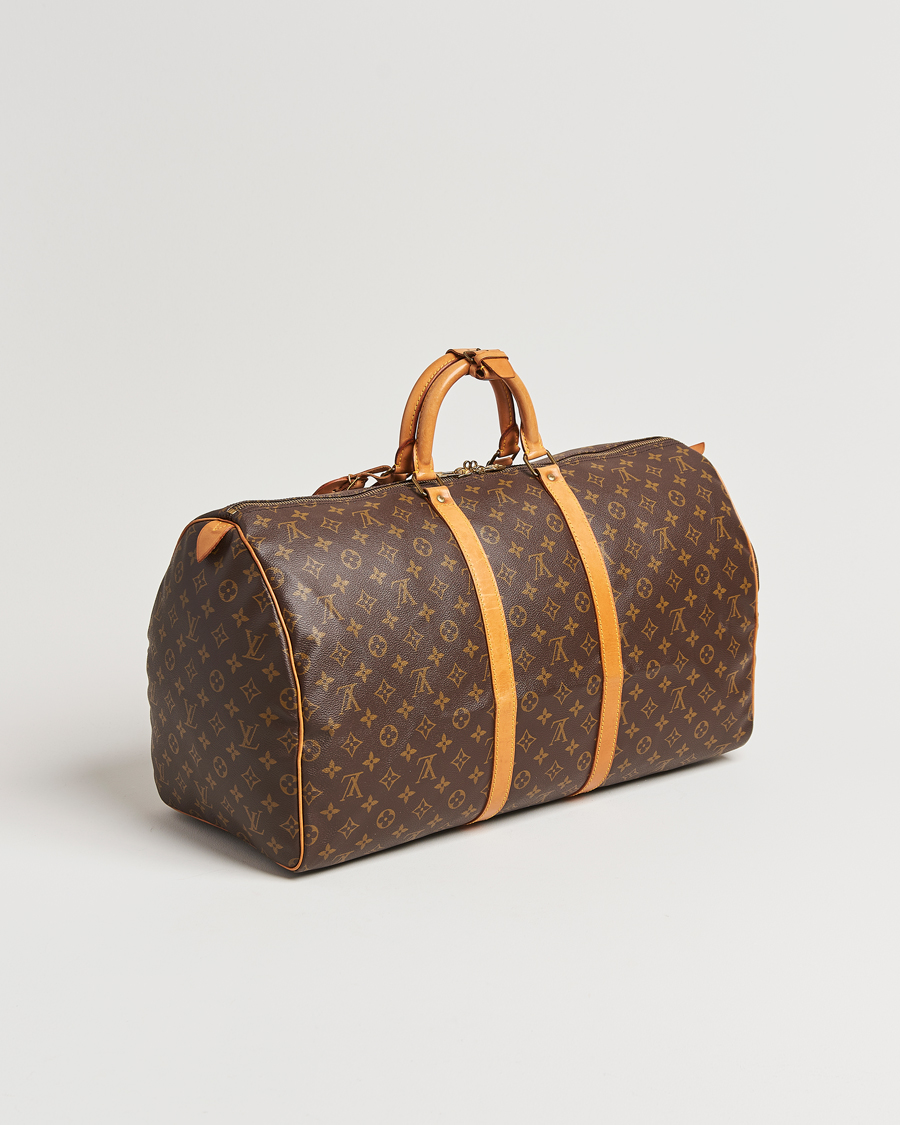 Men | Louis Vuitton Pre-Owned Keepall 55 Bag Monogram | Louis Vuitton Pre-Owned | Keepall 55 Bag Monogram