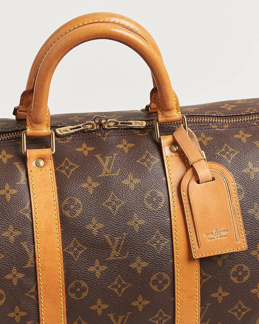 Men | Louis Vuitton Pre-Owned Keepall 55 Bag Monogram | Louis Vuitton Pre-Owned | Keepall 55 Bag Monogram