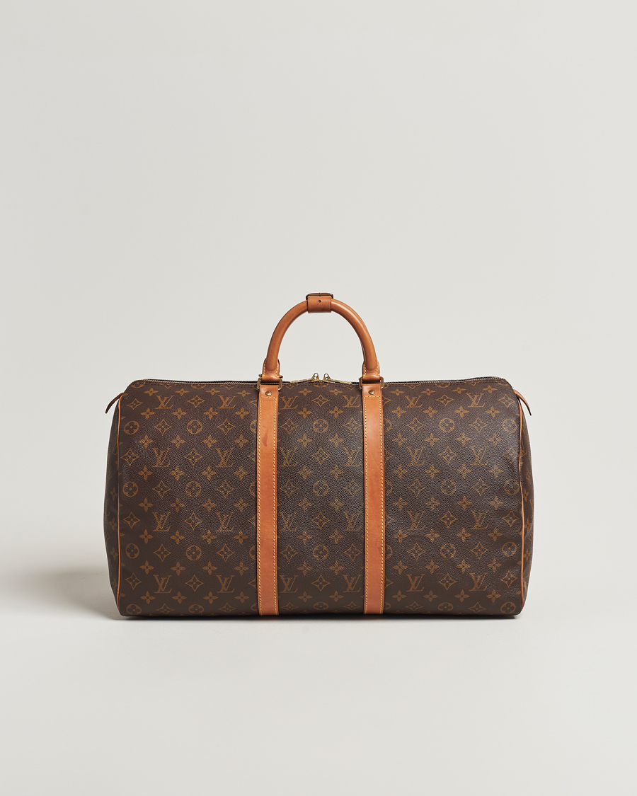 Men | Louis Vuitton Pre-Owned Keepall 50 Bag Monogram | Louis Vuitton Pre-Owned | Keepall 50 Bag Monogram
