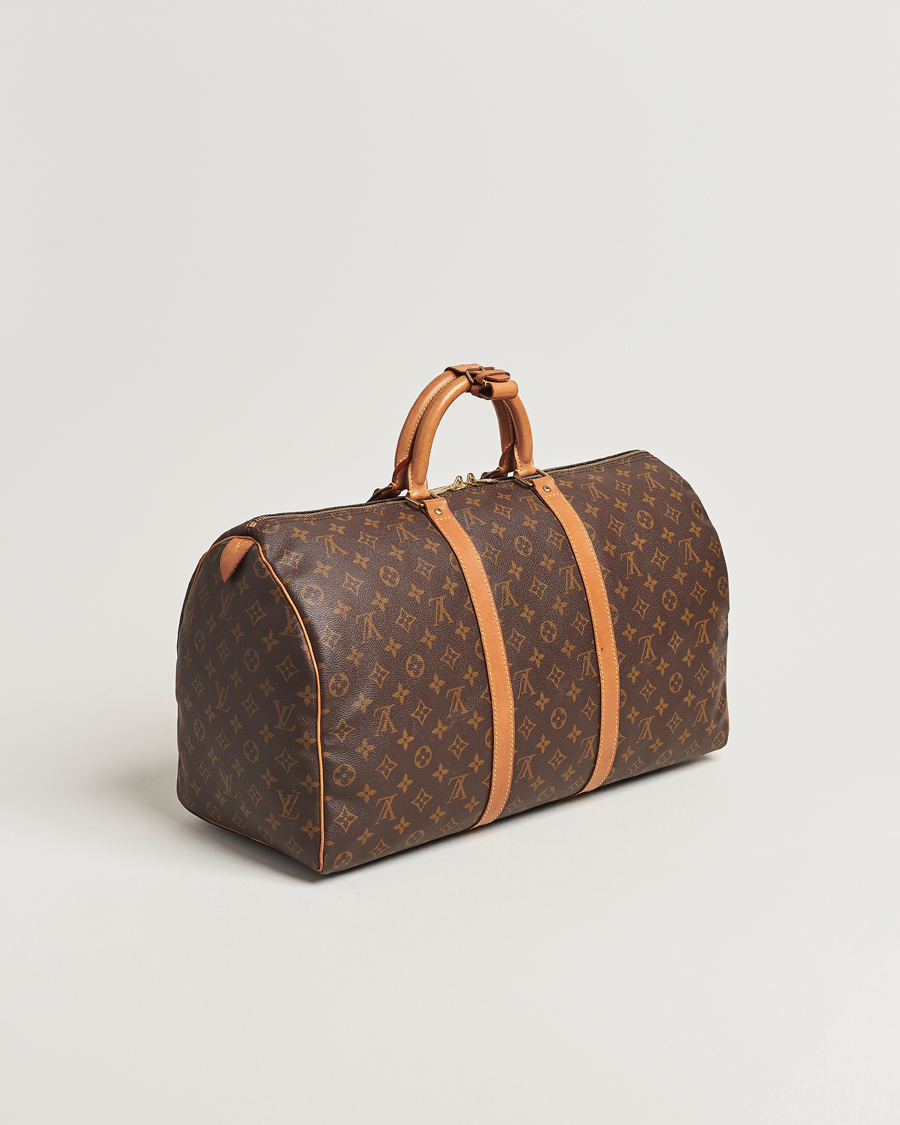 Men | Louis Vuitton Pre-Owned Keepall 50 Bag Monogram | Louis Vuitton Pre-Owned | Keepall 50 Bag Monogram