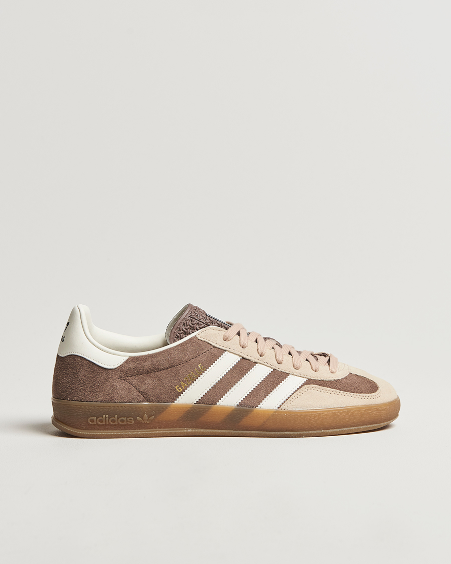 adidas Originals Gazelle Indoor Two Tone Sneaker Brown at CareOfCarl.com adidas Originals Gazelle Indoor Two Tone Sneaker Brown at CareOfCarl.com