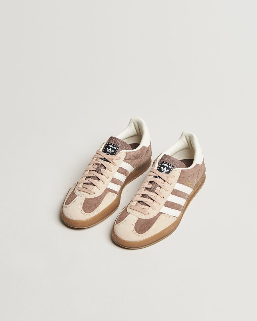 adidas Originals Gazelle Indoor Two Tone Sneaker Brown at CareOfCarl.com adidas Originals Gazelle Indoor Two Tone Sneaker Brown at CareOfCarl.com