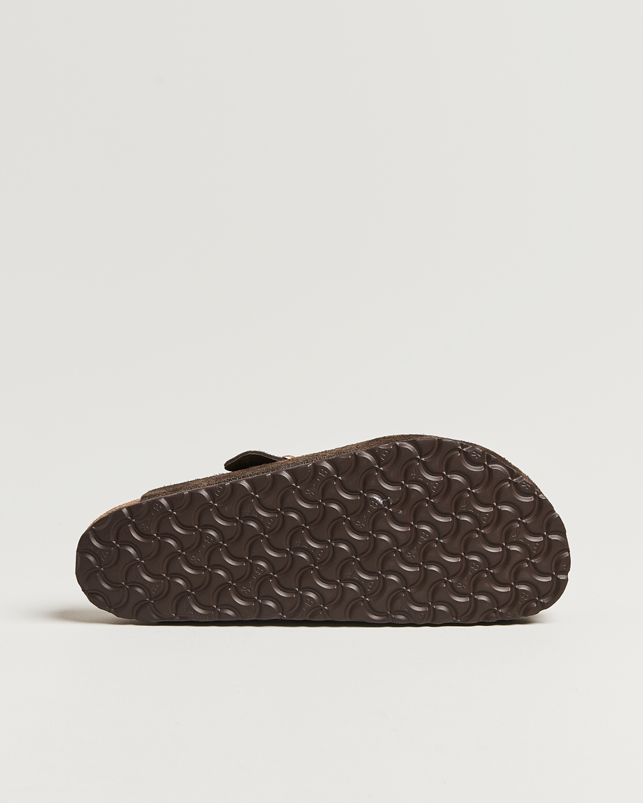 Men | Sandals & Slides | BIRKENSTOCK | Boston Soft Footbed Mocca Suede
