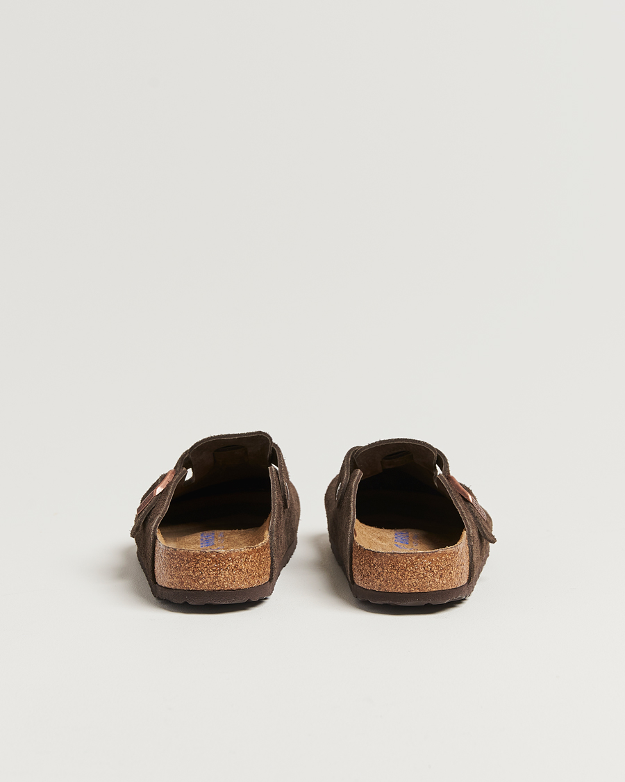 Men | Sandals & Slides | BIRKENSTOCK | Boston Soft Footbed Mocca Suede
