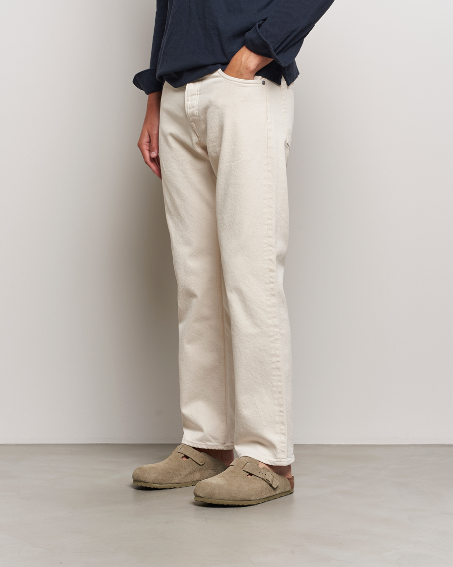 Men | Sandals & Slides | BIRKENSTOCK | Boston Classic Footbed Faded Khaki Suede