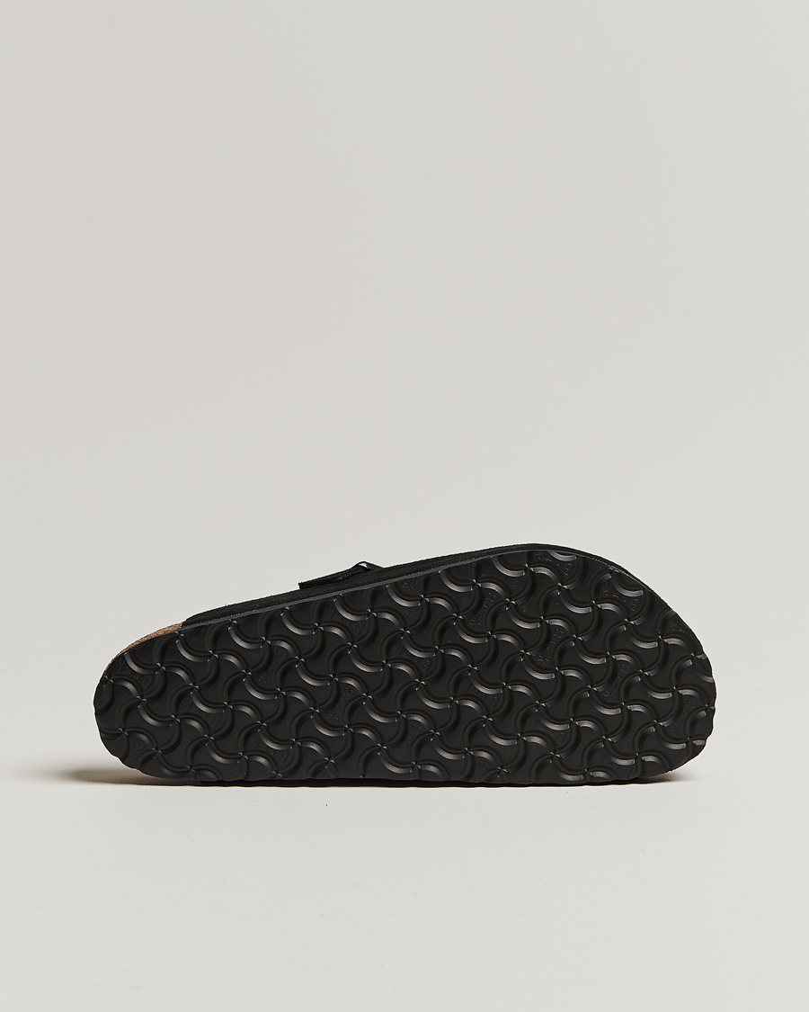 Men | Sandals & Slides | BIRKENSTOCK | Boston Soft Footbed Black Suede