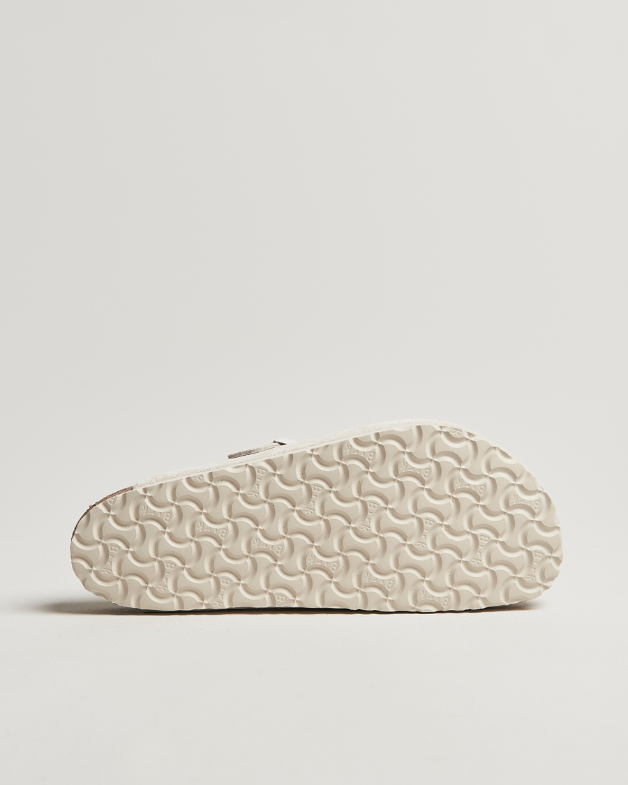 Men | BIRKENSTOCK Boston Classic Footbed Antique White Suede | BIRKENSTOCK | Boston Classic Footbed Antique White Suede