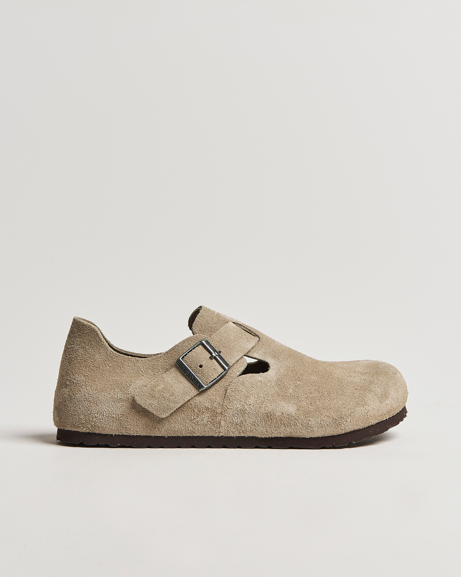 Men | Sandals & Slides | BIRKENSTOCK | London Suede Leather Taupe