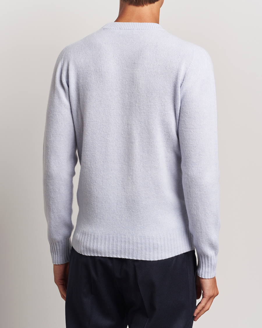 Men | Sweaters & Knitwear | Altea | Wool/Cashmere Crew Neck Pullover Light Blue