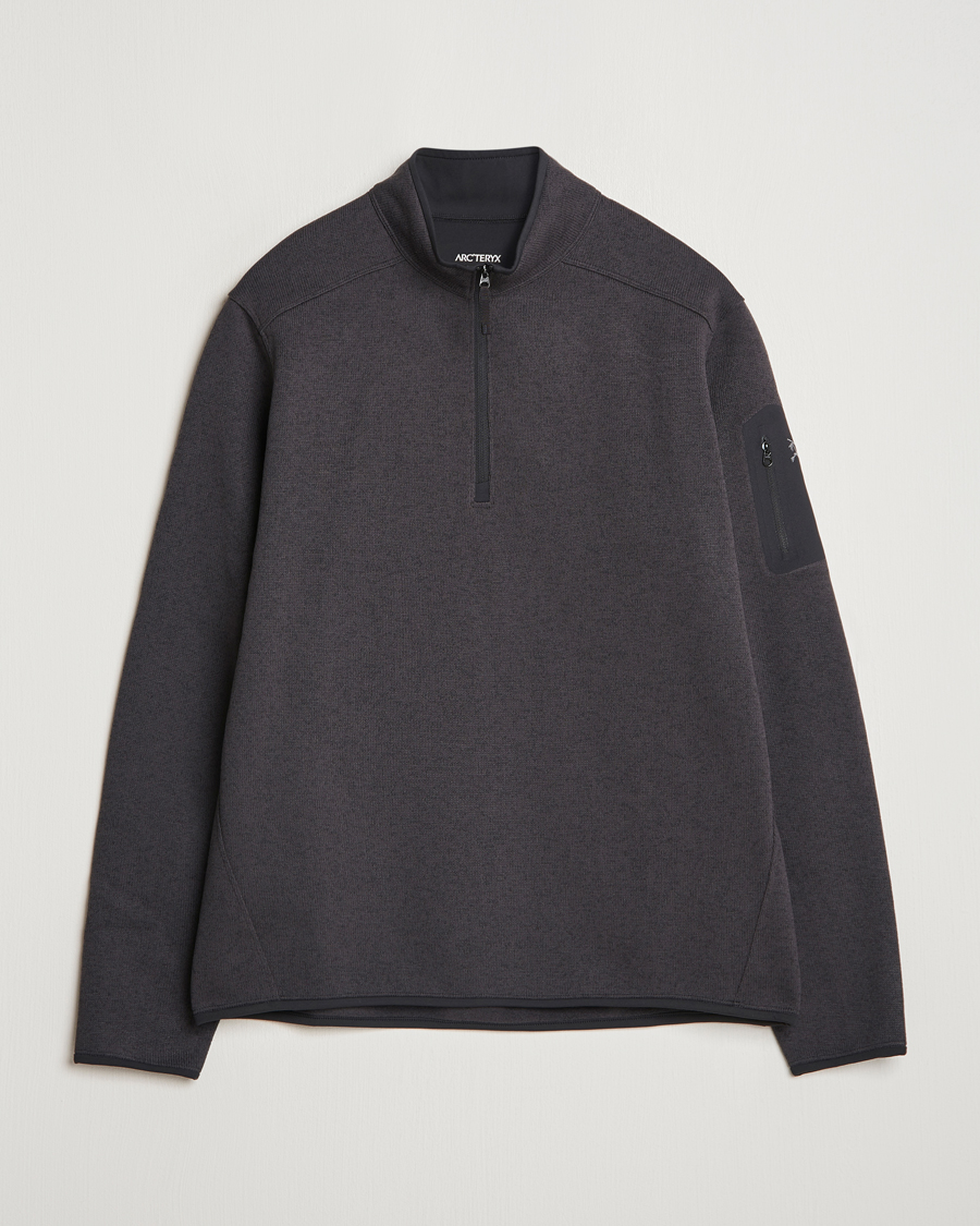 Men | Sweaters & Knitwear | Arc'teryx | Covert Half Zip Black Heather