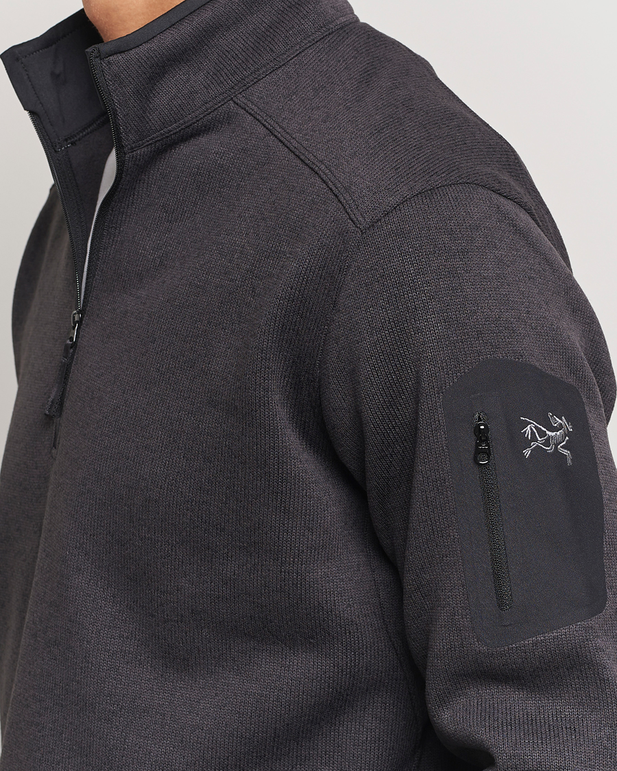Men | Sweaters & Knitwear | Arc'teryx | Covert Half Zip Black Heather