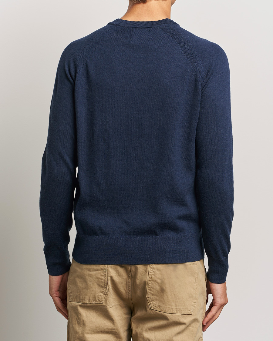 Men | Sweaters & Knitwear | Dockers | Washable Merino Crewneck Navy Blazer