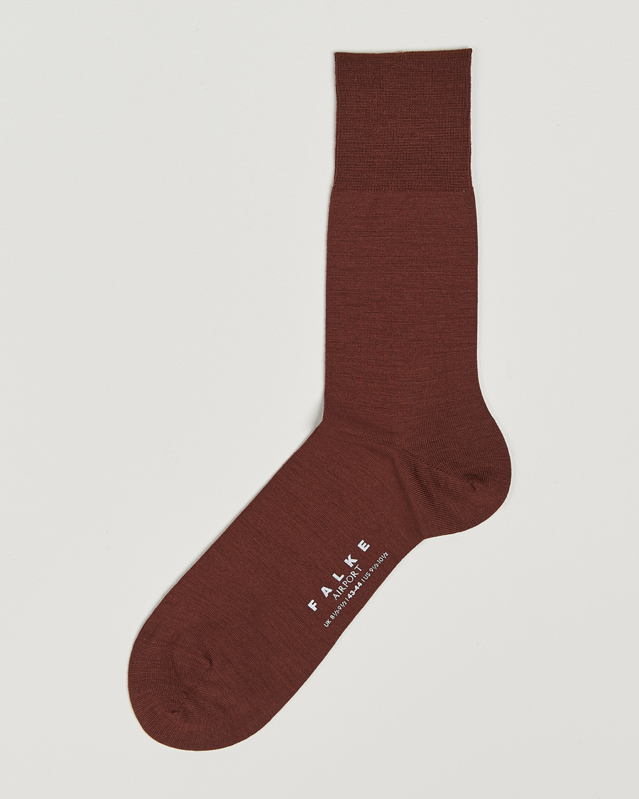 Men | Underwear & Socks | Falke | Airport Socks Cinnamon Brown
