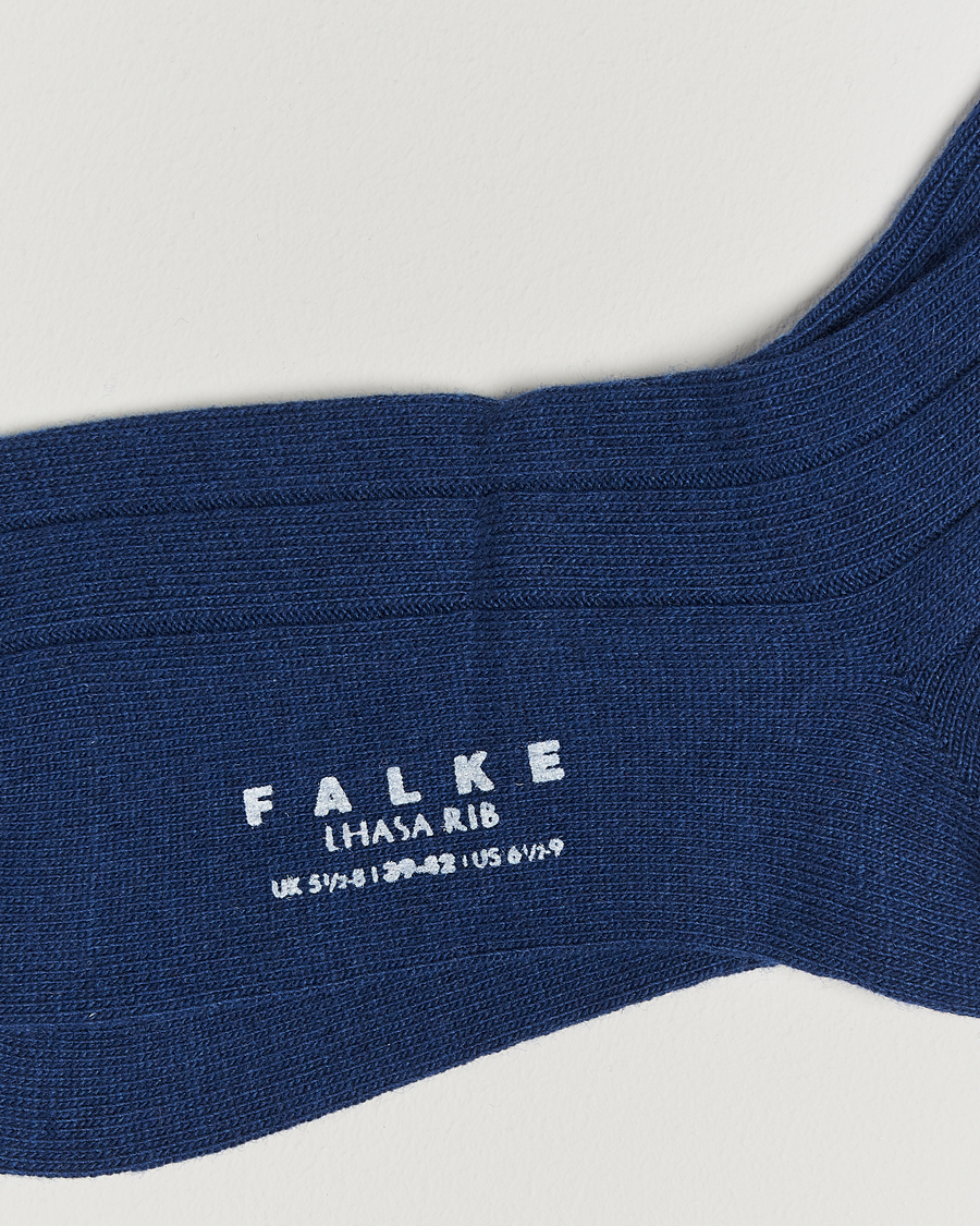 Men | Underwear & Socks | Falke | Lhasa Cashmere Socks Royal Blue