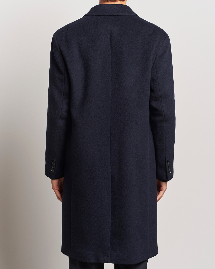 Men | Coats & Jackets | Filippa K | Relaxed Wool Coat Navy