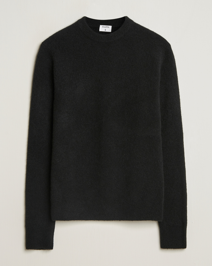 Men | Sweaters & Knitwear | Filippa K | Yak Knitted Sweater Black