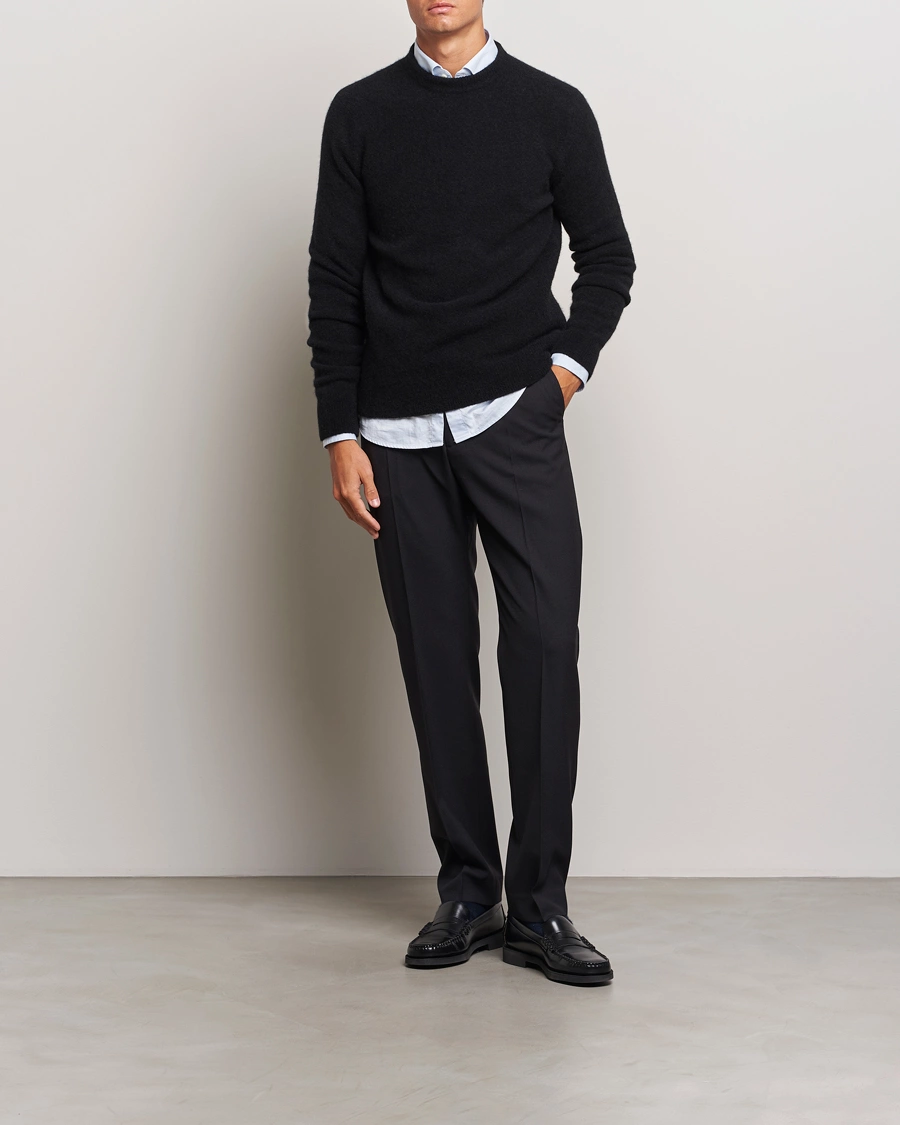 Men | Sweaters & Knitwear | Filippa K | Yak Knitted Sweater Black