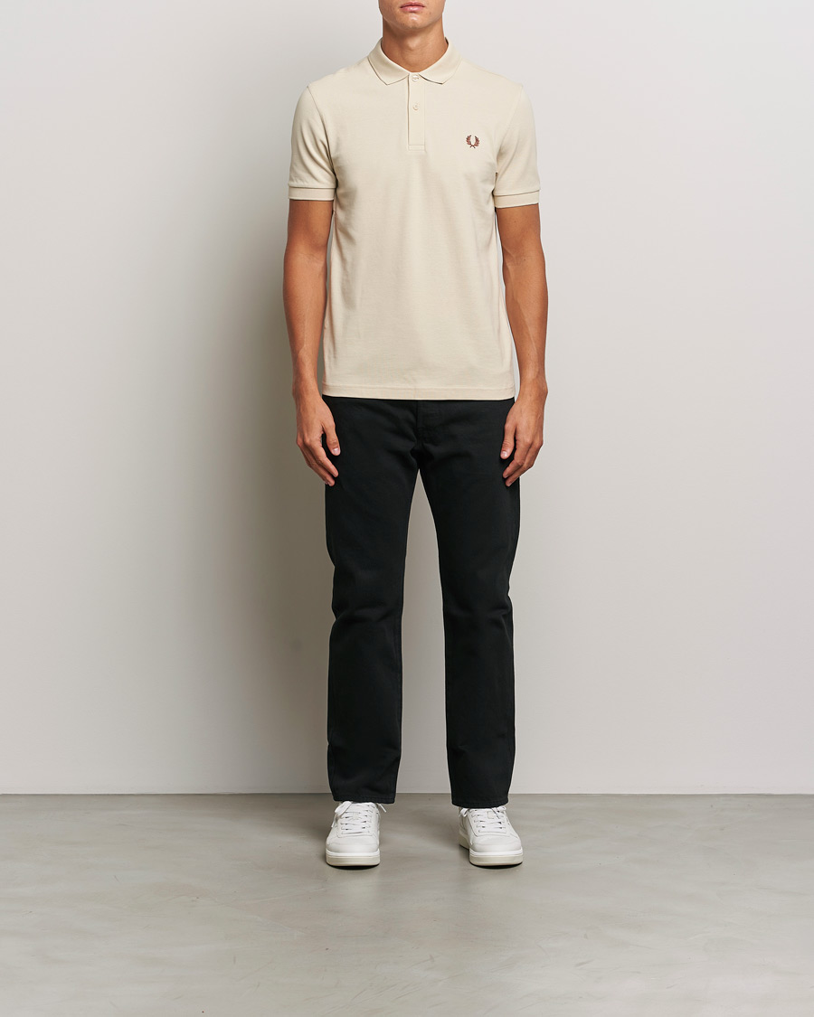 Men | Polo Shirts | Fred Perry | Plain Polo Shirt Oatmeal