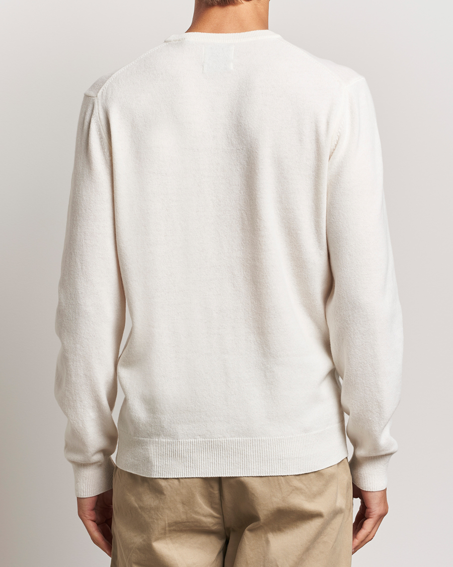 Men | Sweaters & Knitwear | GANT | Lambswool Crew Neck Pullover Cream