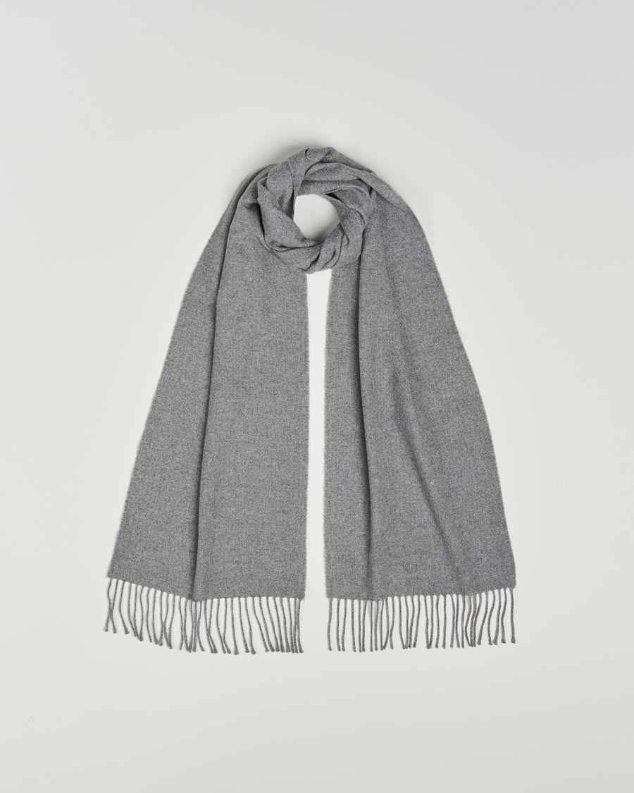 Men | GANT Wool Scarf Grey Melange | Gant | Wool Scarf Grey Melange
