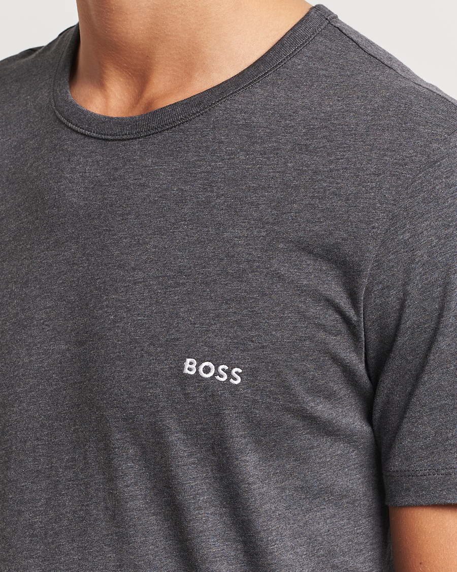 Men | T-Shirts | BOSS BLACK | 3-Pack Crew Neck T-Shirt Grey/White/Navy