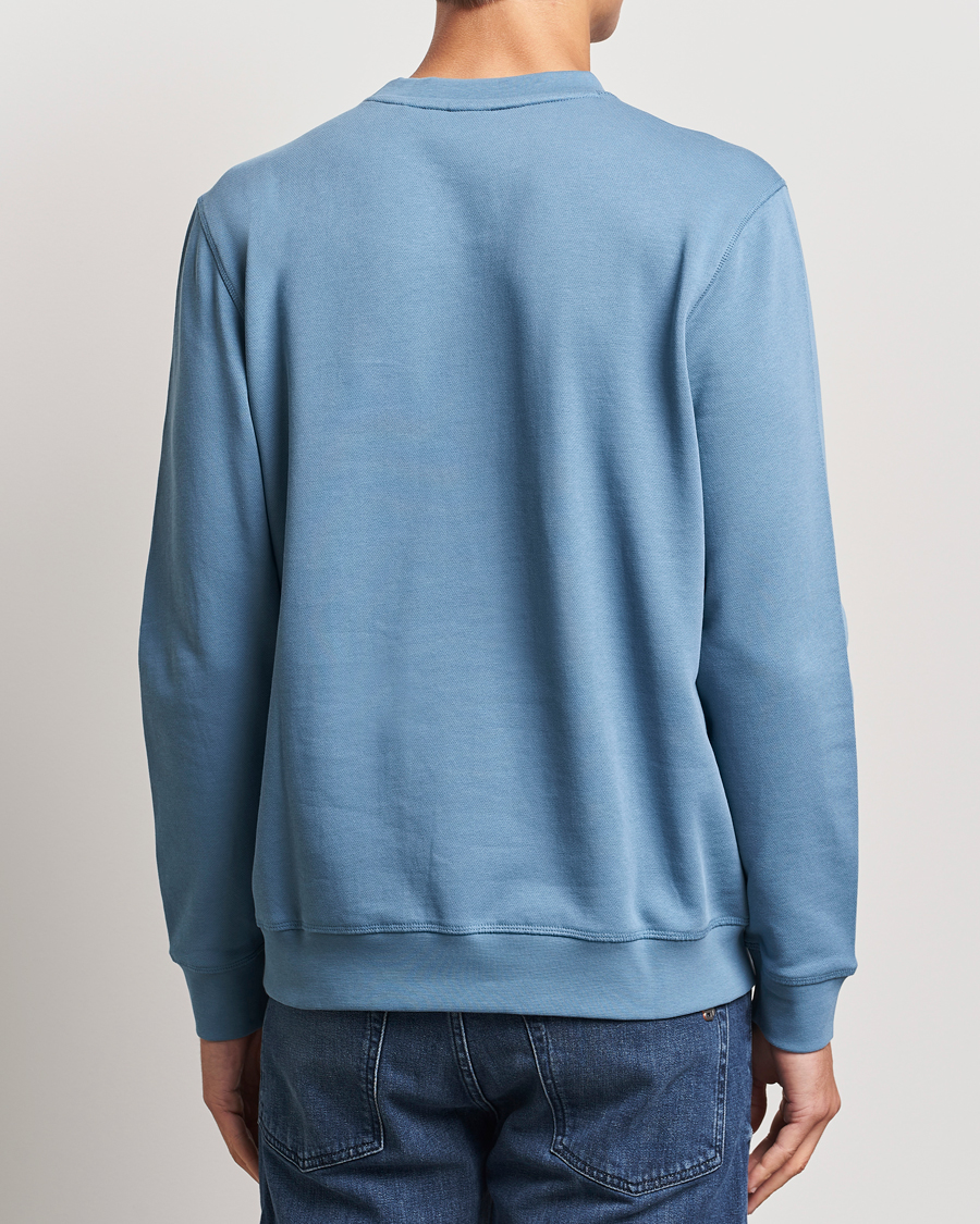 Men | Sweaters & Knitwear | BOSS ORANGE | Westart Logo Sweatshirt Open Blue