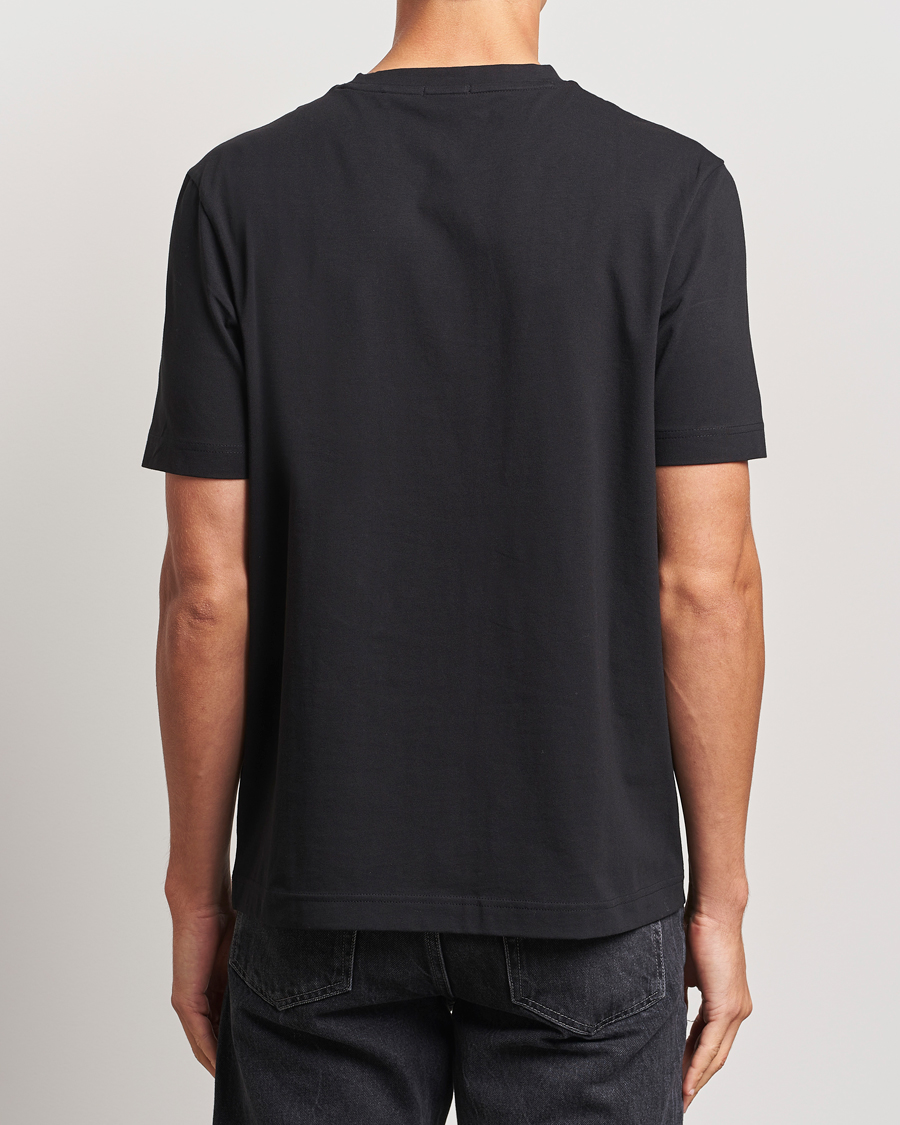 Men | T-Shirts | BOSS ORANGE | Tchup Logo Crew Neck T-Shirt Black