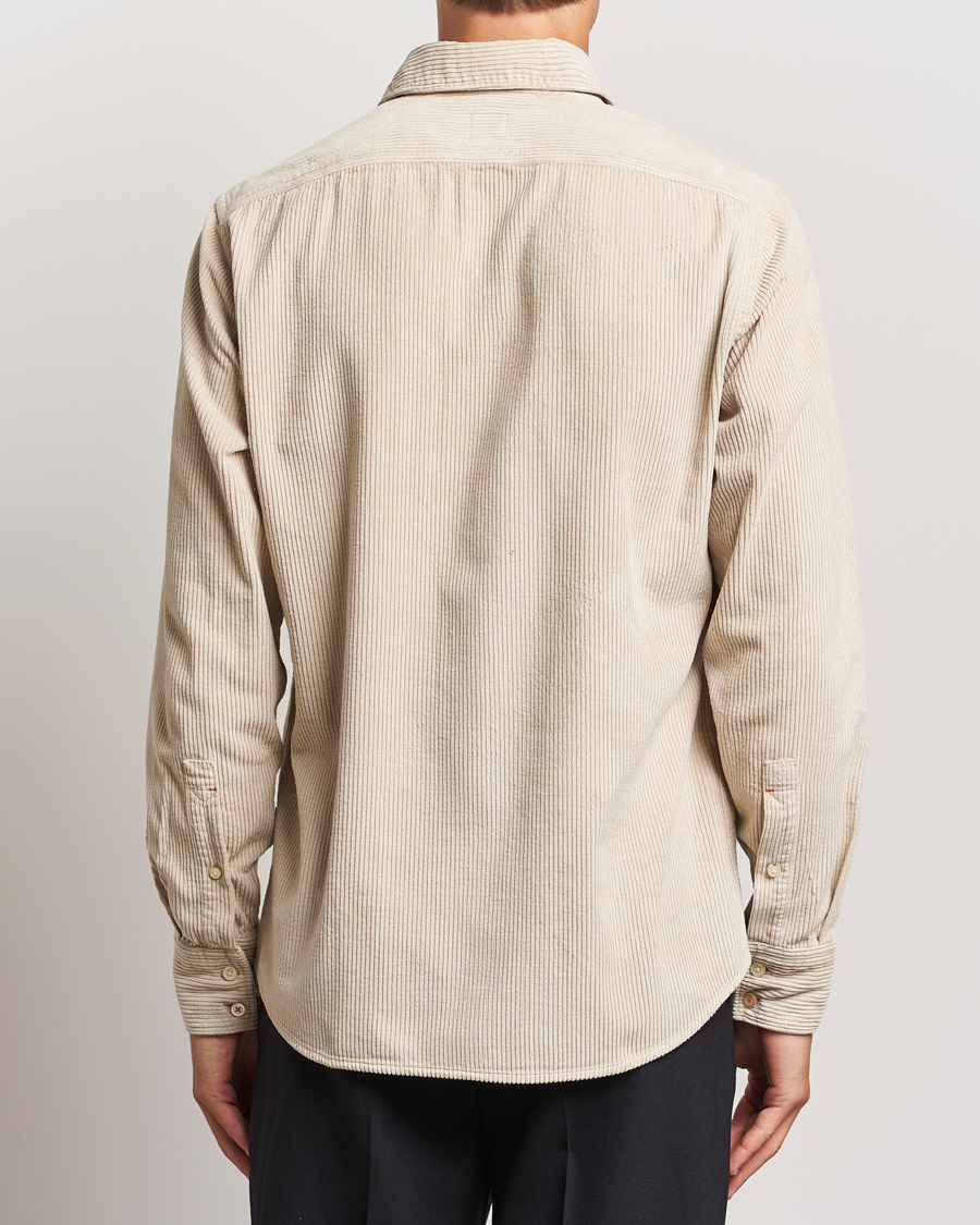 Men | Shirts | BOSS ORANGE | Relegant Corduroy Shirt Light Beige