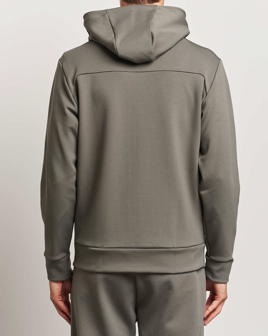 Men | Sweaters & Knitwear | BOSS GREEN | Saggy Full Zip Hoodie Light Grey