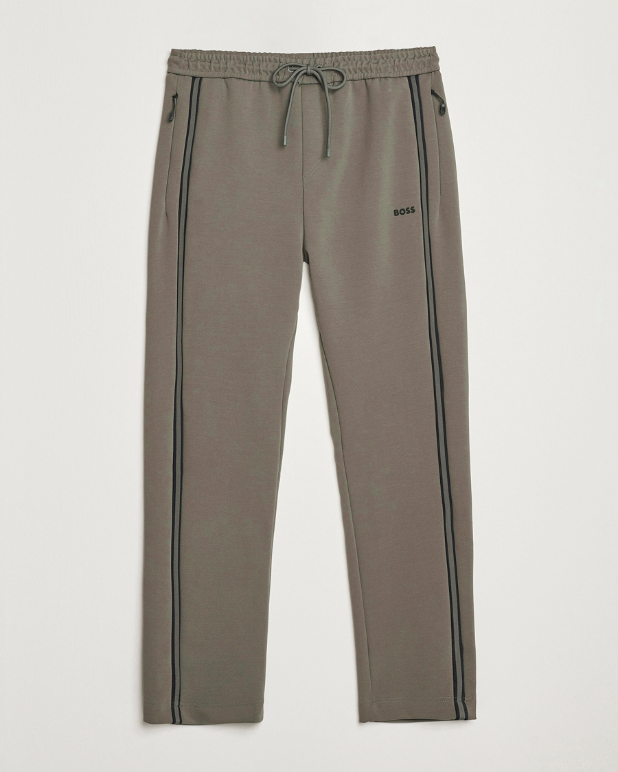 Men | Trousers | BOSS GREEN | Hadim Sweatpants Light Grey