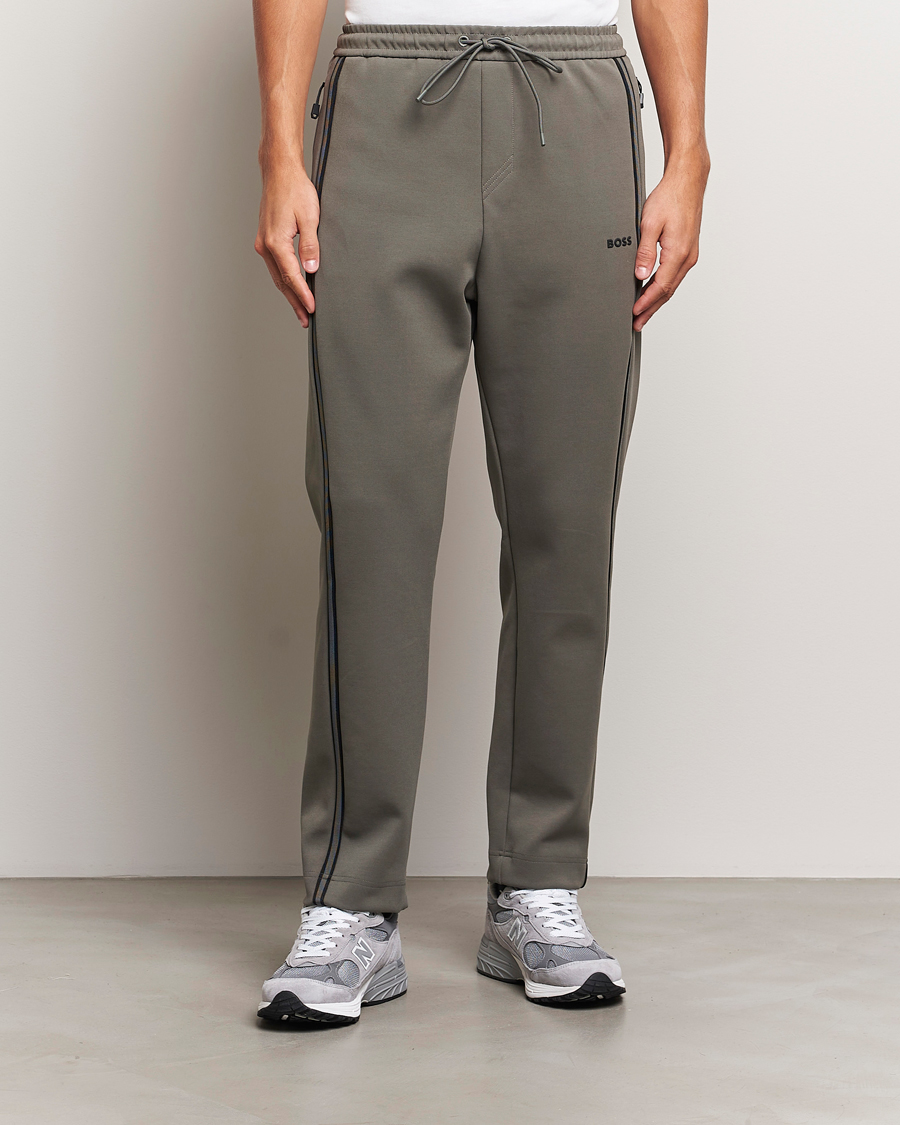 Men | Trousers | BOSS GREEN | Hadim Sweatpants Light Grey