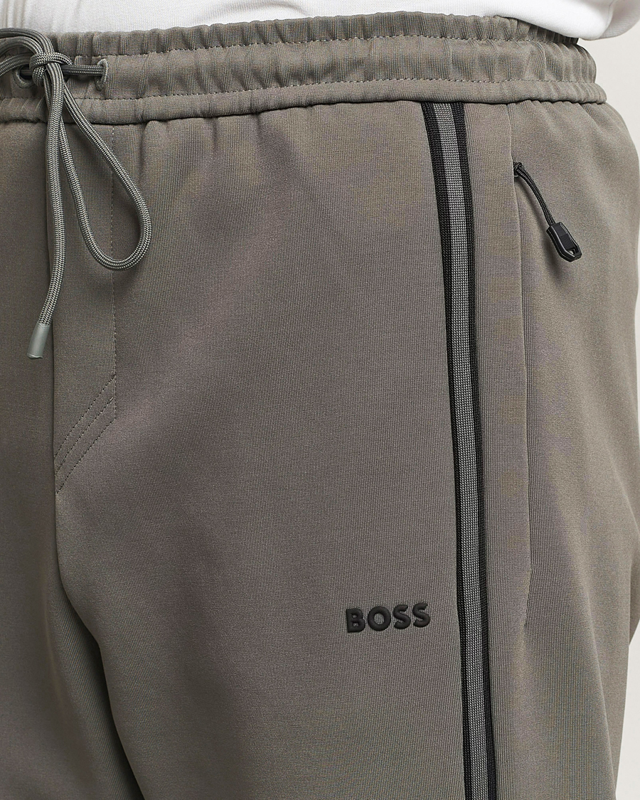 Men | Trousers | BOSS GREEN | Hadim Sweatpants Light Grey