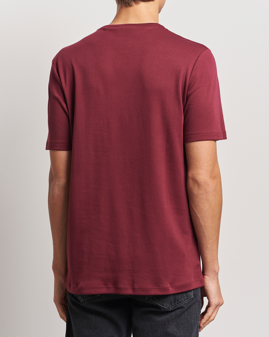 Men | T-Shirts | HUGO | Dozy Crew Neck T-Shirt Dark Red